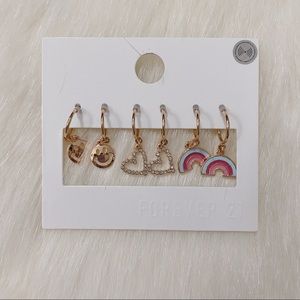 3 pack earring set